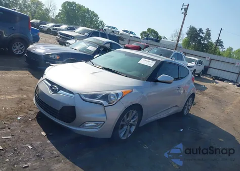 2016 Hyundai Veloster из США, поврежденный, VIN KMHTC6AD8GU301395